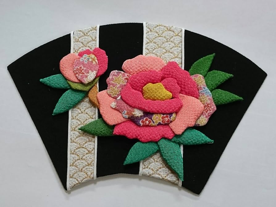 オーダー専用作品・手作り押絵の 壁飾り『牡丹の花』 オーダー専用作品・手作り押絵の 壁飾り『牡丹の花』 オーダー品